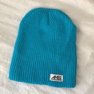 AMBL blue beanie